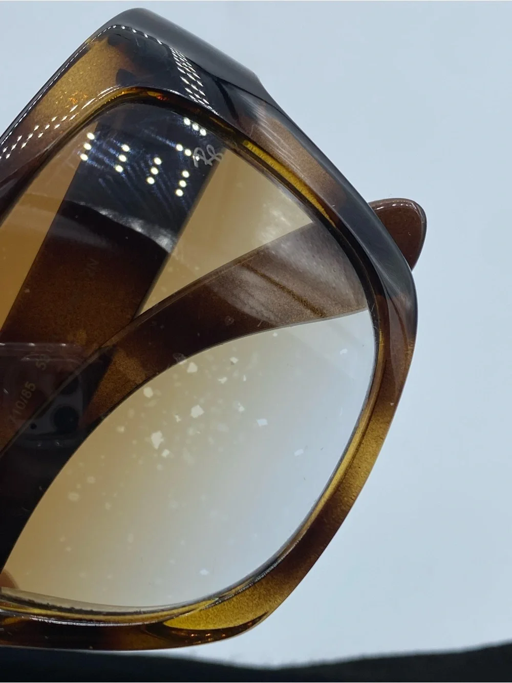 RayBan Tortoise Shell Sunglasses Brown Gradient Lense RB4195 710/85 53-17 140 2N